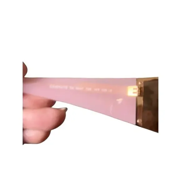 Moncler Ombrate ML0247 72E Pink and Gold Frames Smoky Lens  display picture 1